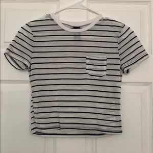 Young & Reckless striped crop top